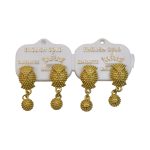 English Gold Dotted Earring
