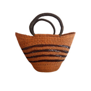 Bolga Striped Basket