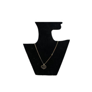 Golden Heart Embrace Necklace